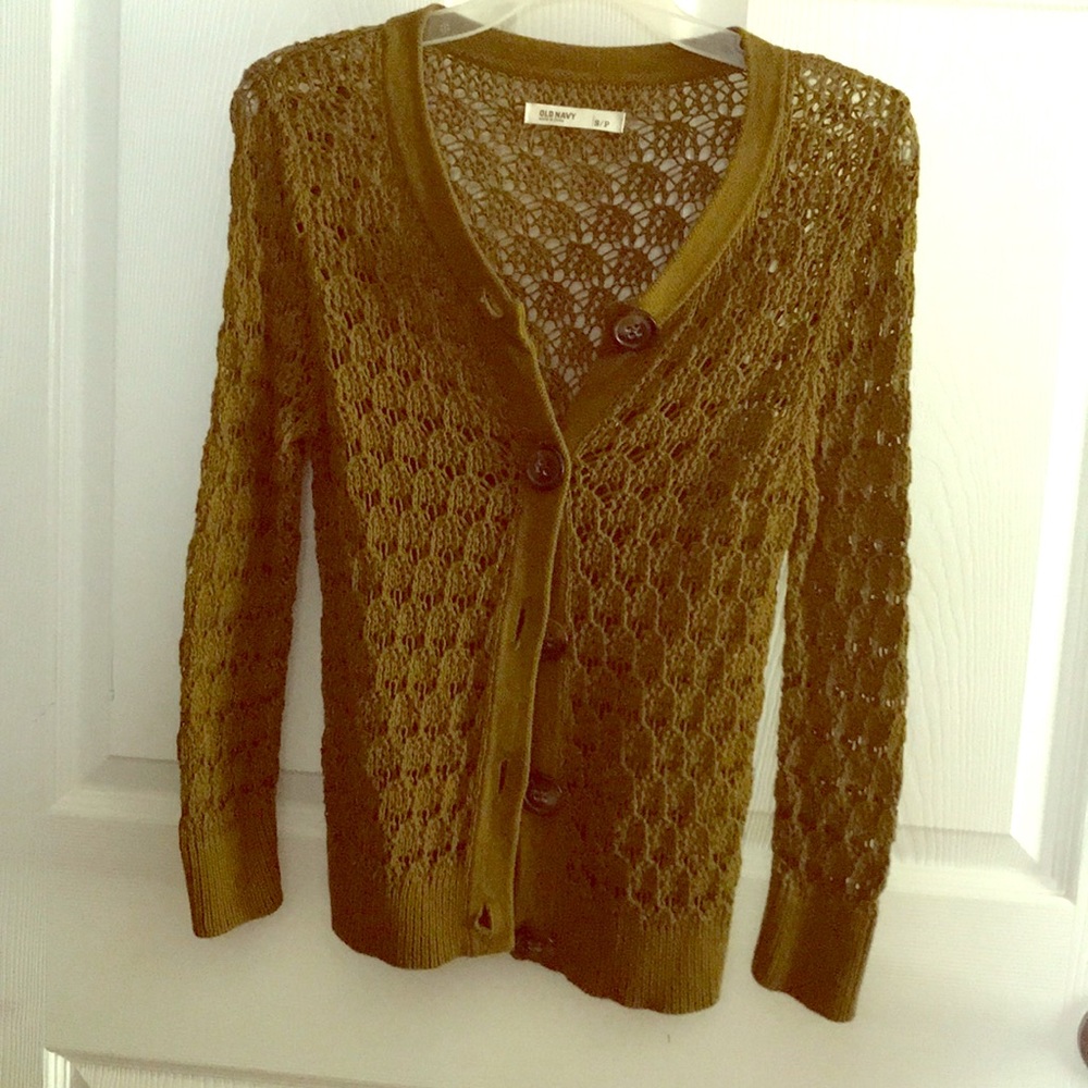 Long sleeve button up sweater